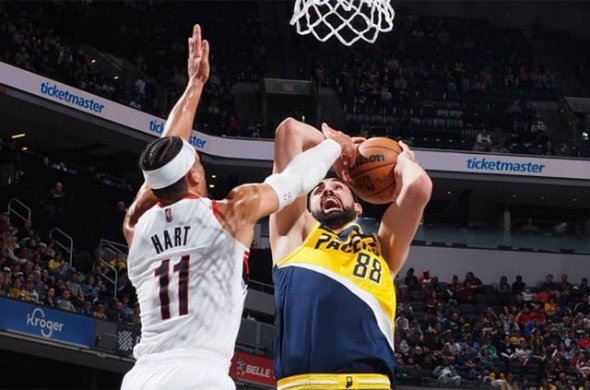 ბითაძის 12 ქულა და სასტარტო ხუთეული – ინდიანამ პორტლენდი გაანადგურა