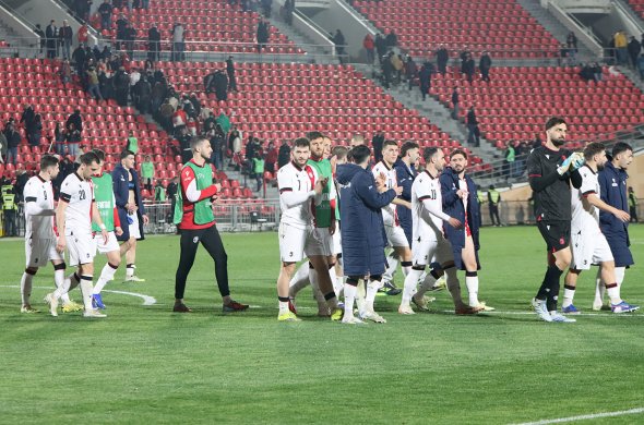 წლის პირველი სპარინგი ეროვნულმა ფრედ ითამაშა