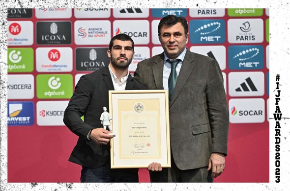 ტატო გრიგალაშვილი კიდევ ერთხელ გახდა IJF-ის ვერსიით წლის საუკეთესო მამაკაცი ჯუდოკა ტატო გრიგალაშვილი კიდევ ერთხელ გახდა IJF-ის ვერსიით წლის საუკეთესო მამაკაცი ჯუდოკა