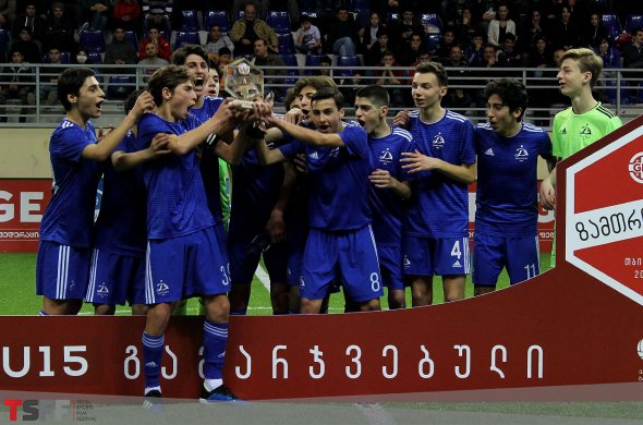 „დინამო თბილისის“ 15-წლამდე გუნდი „ზამთრის თასის“ გამარჯვებულია