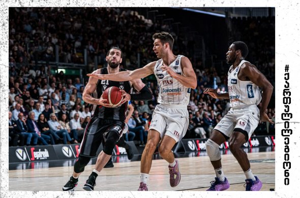 შენგელიას 15 ქულა ტრენტოსთან | ვირტუსმა რეგულარული პირველ ადგილზე დაასრულა