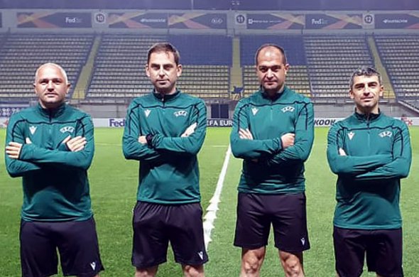 ქართველ მსაჯთა ბრიგადა ევროპა ლიგის მორიგ მატჩზე