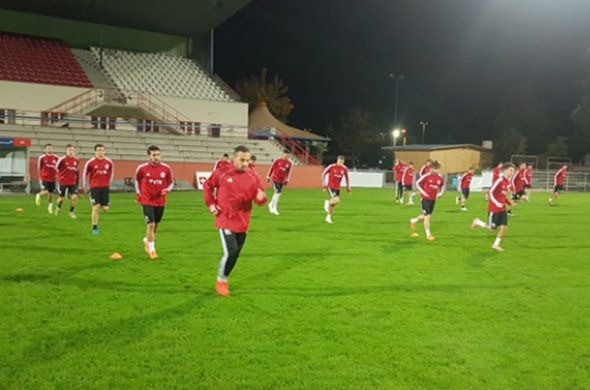 ცეცაძის გუნდი შვეიცარიასთან სათამაშოდ ემზადება