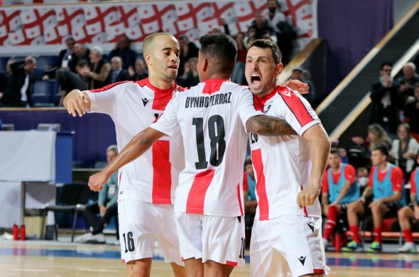 საქართველოს ფუტსალის ნაკრები მეინ-რაუნდში ჯგუფში ლიდერია საქართველოს ფუტსალის ნაკრები მეინ-რაუნდში ჯგუფში ლიდერია