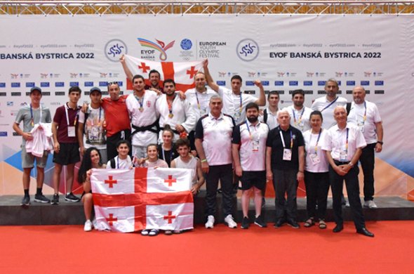 საქართველოს გუნდმა ევროპის ახალგაზრდული ოლიმპიური ფესტივალი 8 მედლით დაასრულა