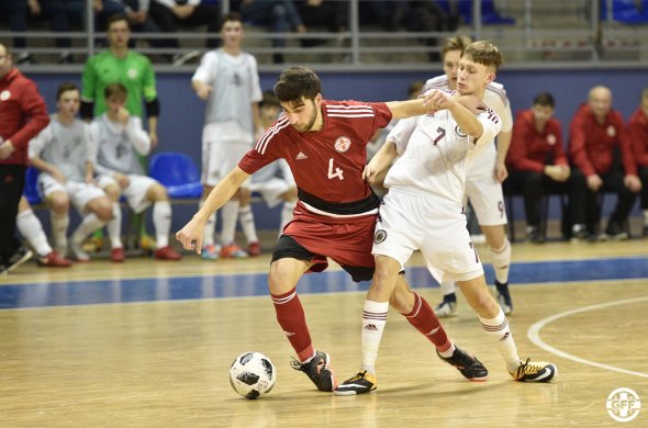 19-წლამდე ფუტსალის ნაკრემა პირველი ამხანაგური წააგო