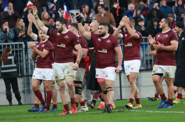 ბორჯღალოსნები - საერთაშორისო მედია ლე ბლესთან ისტორიულ მატჩზე