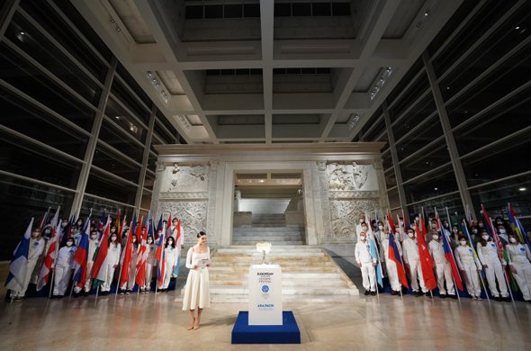 რომში ევროპის ზამთრის XV ახალგაზრდული ოლიმპიური ფესტივალის ცეცხლი დაინთო