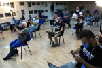 დღეს, ტრადიციულად მატჩამდე „დინამო არენაზე“...