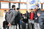 კალათბურთელთა ნაკრები სერბეთში გამარჯვების შემდეგ თბილისში დაბრუნდა