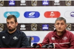 ბორჯღალოსნების პრესკონფერენცია რუმინეთთან მატჩის წინ