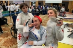 გუნდური ვერცხლი ეტლით მოფარიკავეებს