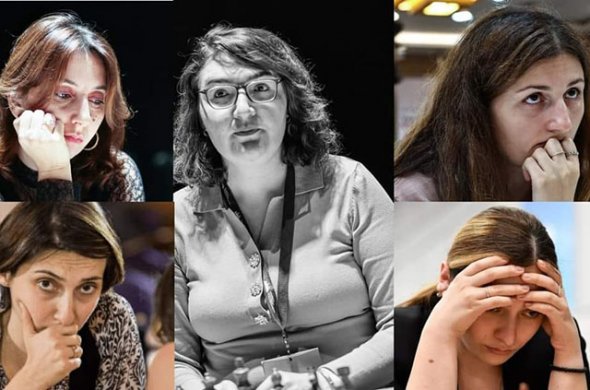 ქართველმა მოჭადრაკე ქალებმა უკრაინელებმათნ I-II ადგილები გაიყვეს