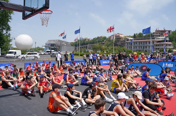 ევროპის მოედანზე 2021 წლის სეზონის Jr.NBA-ს კენჭისყრა გაიმართა