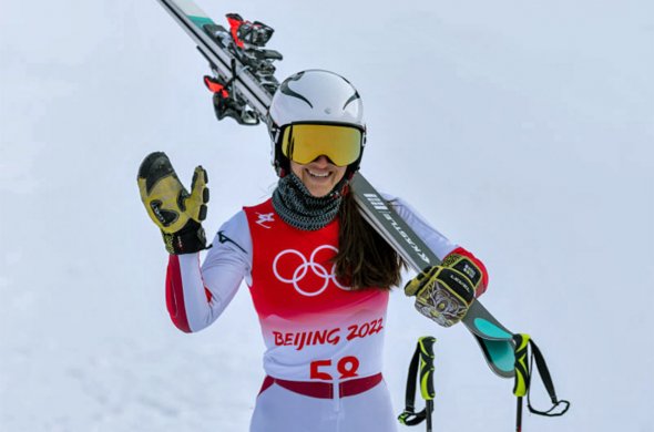 პირველი სტარტი, აგრესიული თოვლი და ზომიერი რისკი - ნინო წიკლაურმა პეკინი 2022-ზე ასპარეზობა დაიწყო