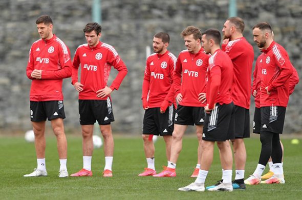 საქართველოს ეროვნული ნაკრების ვარჯიში შვედეთში გამგზავრებამდე